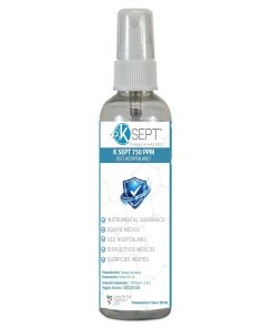 K Sept 750 ppm Trocloseno de Sodio NaDCC  frasco de 125ml